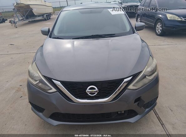 3N1AB7AP9KL611611 2019 NISSAN SENTRA Gray Սարքավորումների վահանակի տեսք
