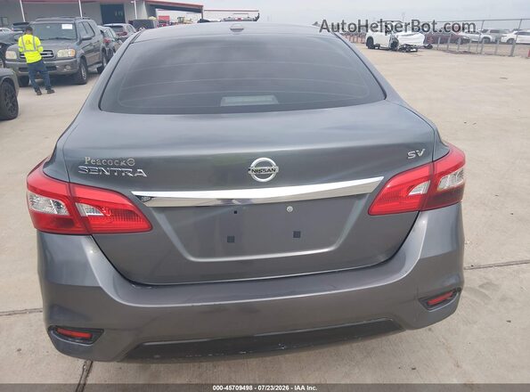 3N1AB7AP9KL611611 2019 NISSAN SENTRA Gray 