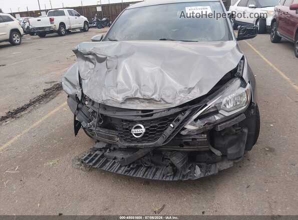 3N1AB7AP9KY207937 2019 NISSAN SENTRA Gray Widok z przodu