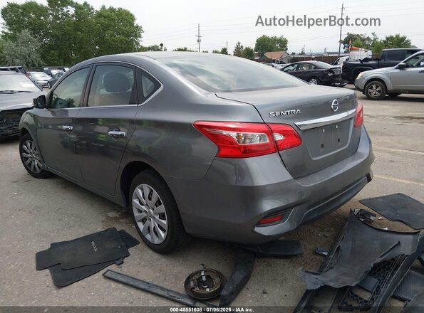 3N1AB7AP9KY207937 2019 NISSAN SENTRA Gray Tył lewy