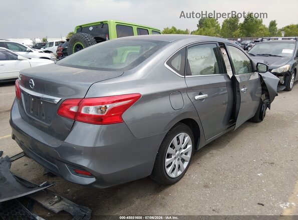 3N1AB7AP9KY207937 2019 NISSAN SENTRA Gray Tył prawy