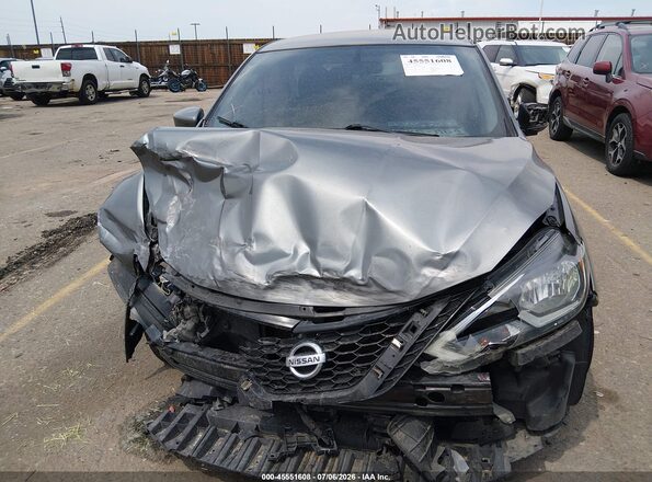 3N1AB7AP9KY207937 2019 NISSAN SENTRA Gray Widok zestawu wskaźników