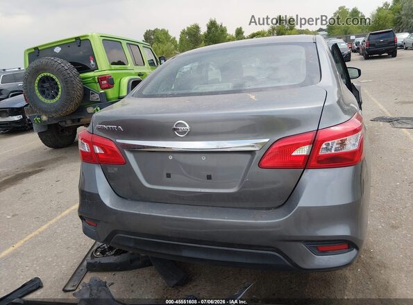 3N1AB7AP9KY207937 2019 NISSAN SENTRA Gray 
