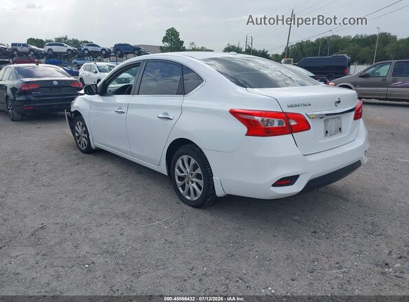 3N1AB7AP9KY217397 2019 NISSAN SENTRA White Trasero izquierdo