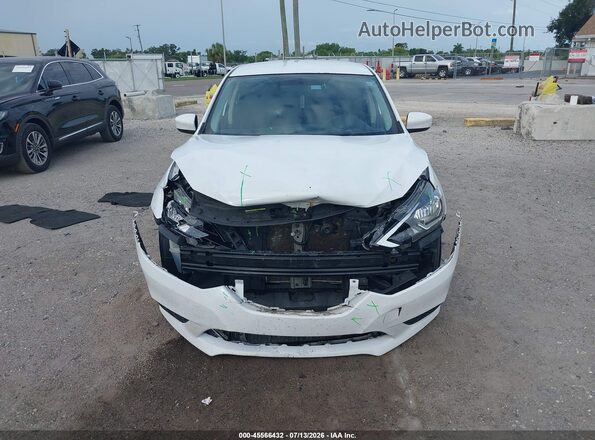 3N1AB7AP9KY217397 2019 NISSAN SENTRA White Vista del cuadro de instrumentos
