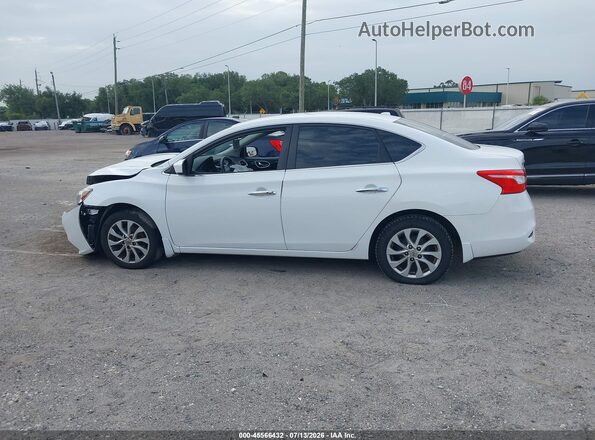 3N1AB7AP9KY217397 2019 NISSAN SENTRA White Vista interior de 360 grados