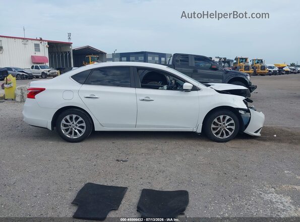 3N1AB7AP9KY217397 2019 NISSAN SENTRA White Vista interior trasera