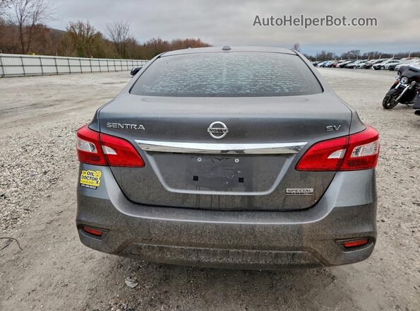 3N1AB7AP9KY218534 2019 NISSAN SENTRA Gray Vista trasera
