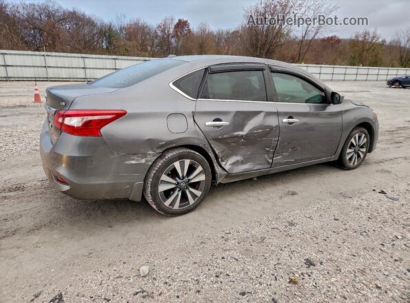 3N1AB7AP9KY218534 2019 NISSAN SENTRA Gray Trasero derecho
