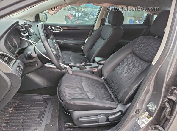 3N1AB7AP9KY218534 2019 NISSAN SENTRA Gray Vista interior delantera