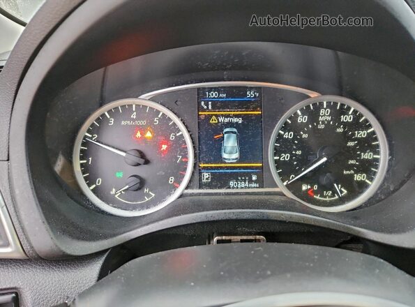 3N1AB7AP9KY218534 2019 NISSAN SENTRA Gray Vista del cuadro de instrumentos