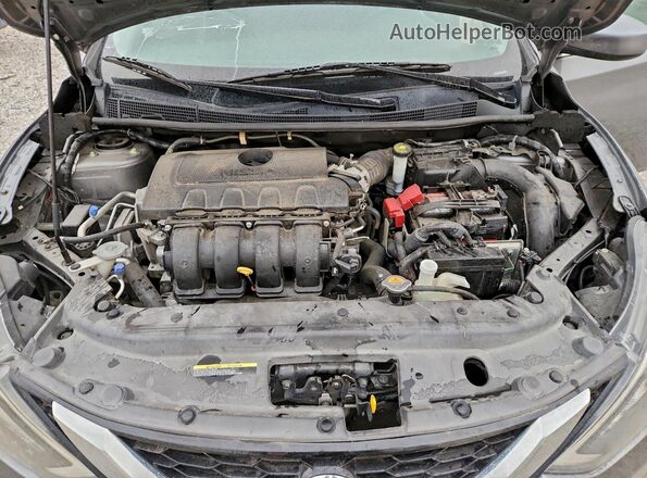 3N1AB7AP9KY218534 2019 NISSAN SENTRA Gray Vista interior trasera