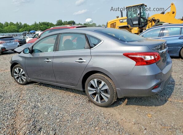 3N1AB7AP9KY225502 2019 NISSAN SENTRA Gray უკანა მარცხენა
