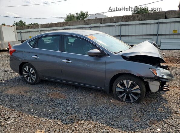 3N1AB7AP9KY225502 2019 NISSAN SENTRA Gray წინა მარჯვენა