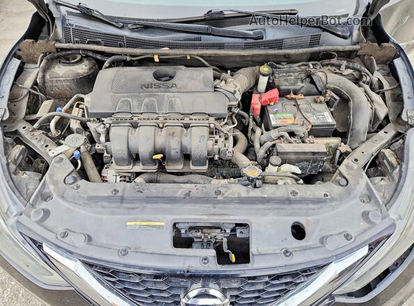 3N1AB7AP9KY229792 2019 NISSAN SENTRA Black Вид задньої частини салону