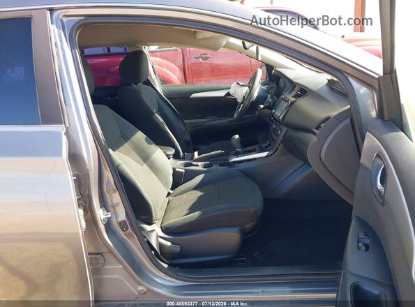 3N1AB7AP9KY233423 2019 NISSAN SENTRA Gray Front interior view