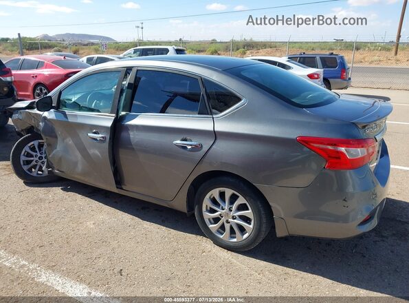 3N1AB7AP9KY233423 2019 NISSAN SENTRA Gray 