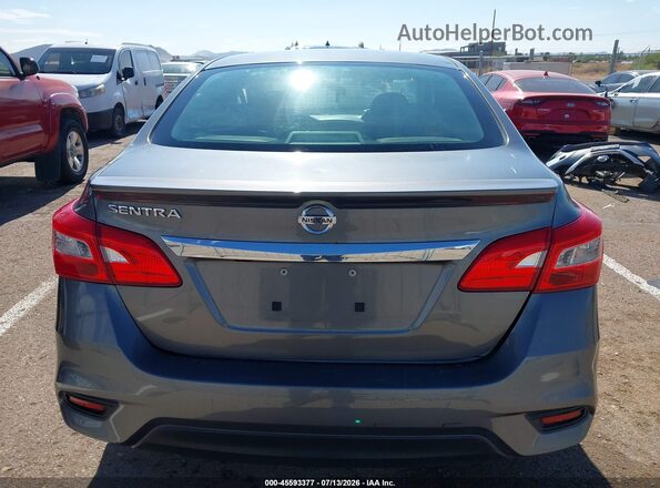 3N1AB7AP9KY233423 2019 NISSAN SENTRA Gray 