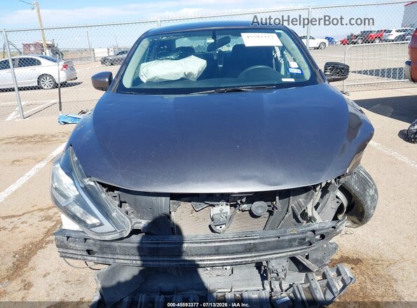 3N1AB7AP9KY233423 2019 NISSAN SENTRA Gray Rear interior view