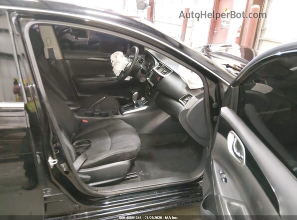 3N1AB7AP9KY237827 2019 NISSAN SENTRA Black Front interior view