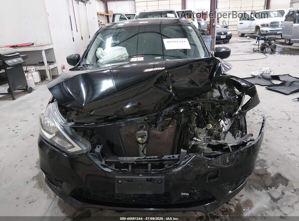 3N1AB7AP9KY237827 2019 NISSAN SENTRA Black Rear interior view