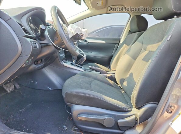 3N1AB7AP9KY238735 2019 NISSAN SENTRA Gray წინა სალონის ხედი