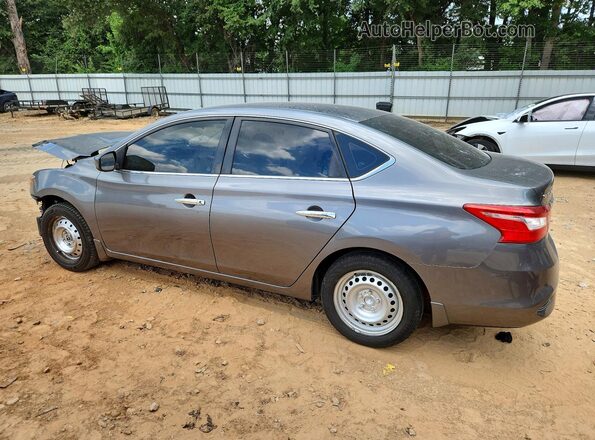 3N1AB7AP9KY238735 2019 NISSAN SENTRA Gray უკანა მარცხენა