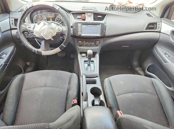 3N1AB7AP9KY238735 2019 NISSAN SENTRA Gray წინა პანელის ხედი