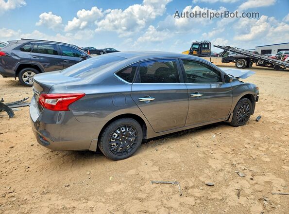 3N1AB7AP9KY238735 2019 NISSAN SENTRA Gray უკანა მარჯვენა