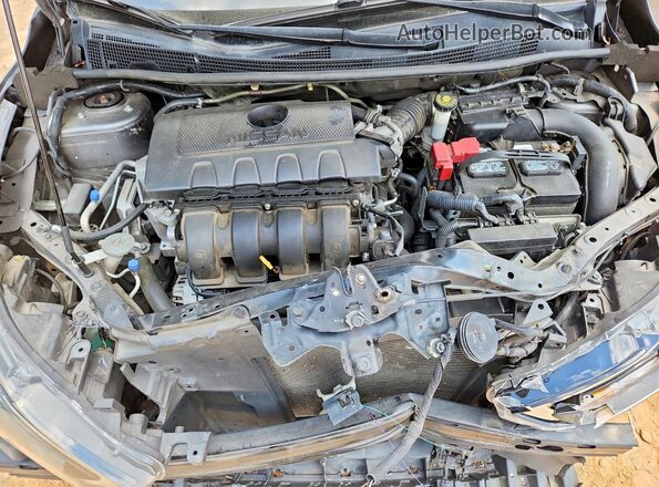3N1AB7AP9KY238735 2019 NISSAN SENTRA Gray უკანა სალონის ხედი