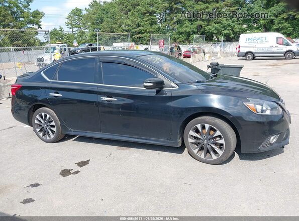 3N1AB7AP9KY256829 2019 NISSAN SENTRA Black Rear interior view