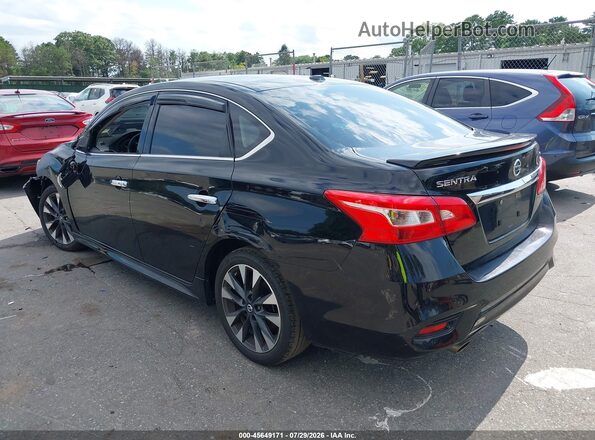 3N1AB7AP9KY256829 2019 NISSAN SENTRA Black Rear left