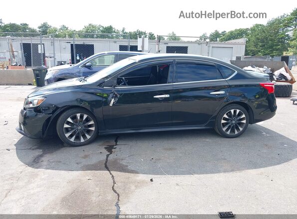 3N1AB7AP9KY256829 2019 NISSAN SENTRA Black Front view