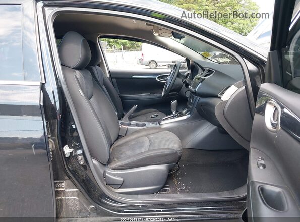 3N1AB7AP9KY256829 2019 NISSAN SENTRA Black Front interior view