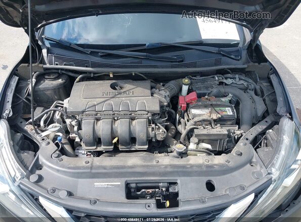 3N1AB7AP9KY256829 2019 NISSAN SENTRA Black Rear view