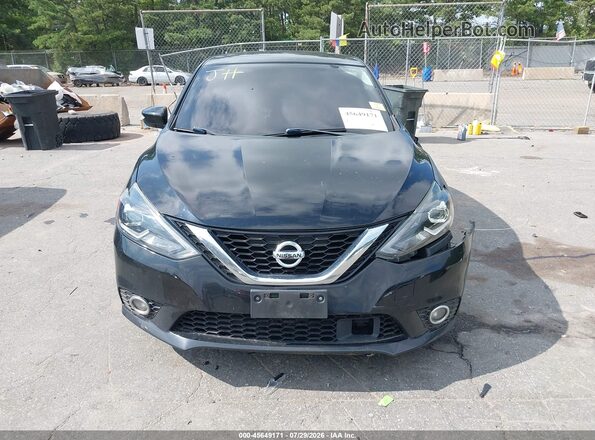 3N1AB7AP9KY256829 2019 NISSAN SENTRA Black Instrument cluster view