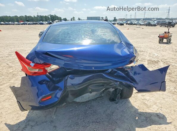 3N1AB7AP9KY258029 2019 NISSAN SENTRA Blue Widok z tyłu