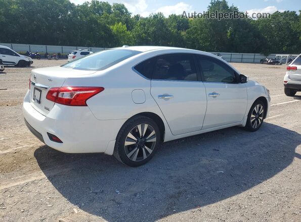 3N1AB7AP9KY265367 2019 NISSAN SENTRA White Trasero derecho