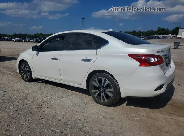 3N1AB7AP9KY265367 2019 NISSAN SENTRA White Trasero izquierdo