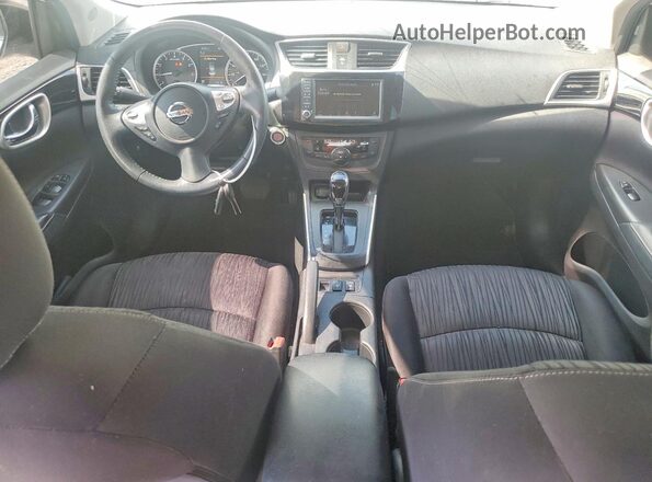 3N1AB7AP9KY265367 2019 NISSAN SENTRA White Vista del salpicadero