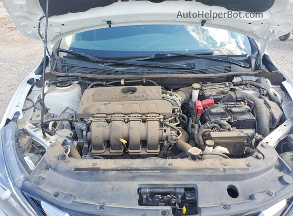 3N1AB7AP9KY265367 2019 NISSAN SENTRA White Vista interior trasera