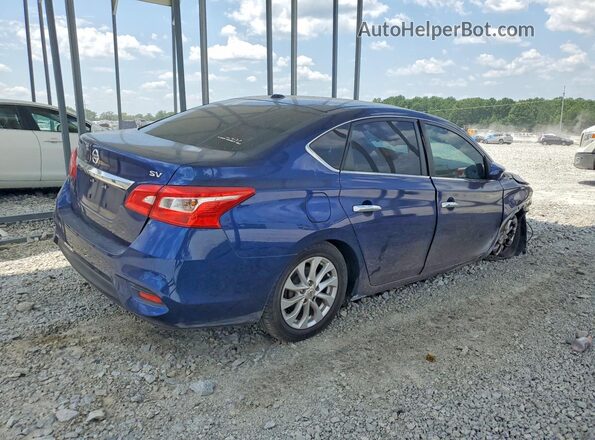 3N1AB7AP9KY271248 2019 NISSAN SENTRA Blue Հետևի աջ