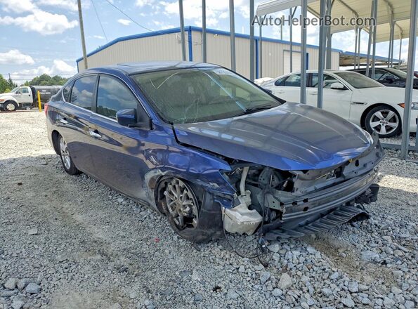 3N1AB7AP9KY271248 2019 NISSAN SENTRA Blue Առջևի աջ