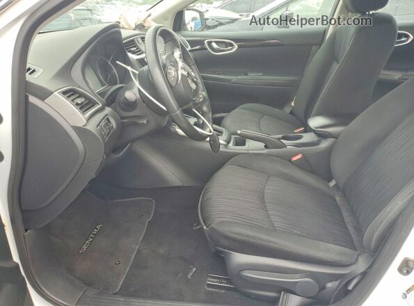 3N1AB7AP9KY280242 2019 NISSAN SENTRA White Սալոնի դիմացի տեսք