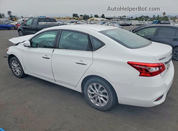 3N1AB7AP9KY280242 2019 NISSAN SENTRA White Հետևի ձախ