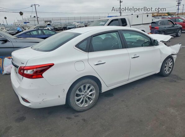 3N1AB7AP9KY280242 2019 NISSAN SENTRA White Հետևի աջ