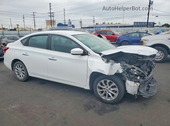 3N1AB7AP9KY280242 2019 NISSAN SENTRA White Առջևի աջ