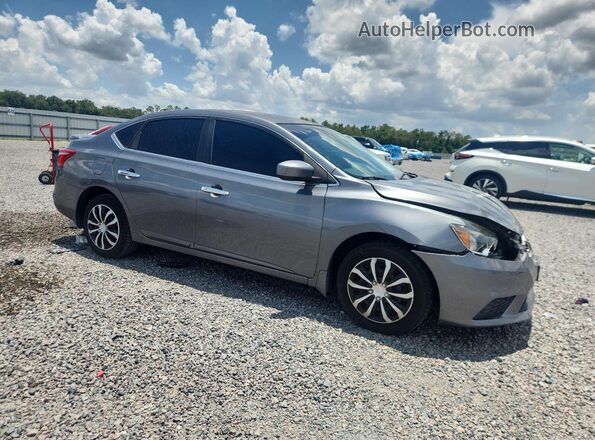 3N1AB7AP9KY286980 2019 NISSAN SENTRA Gray Առջևի աջ