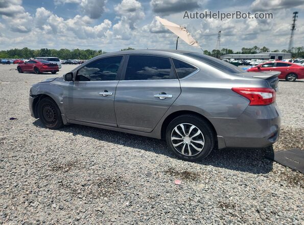 3N1AB7AP9KY286980 2019 NISSAN SENTRA Gray Հետևի ձախ