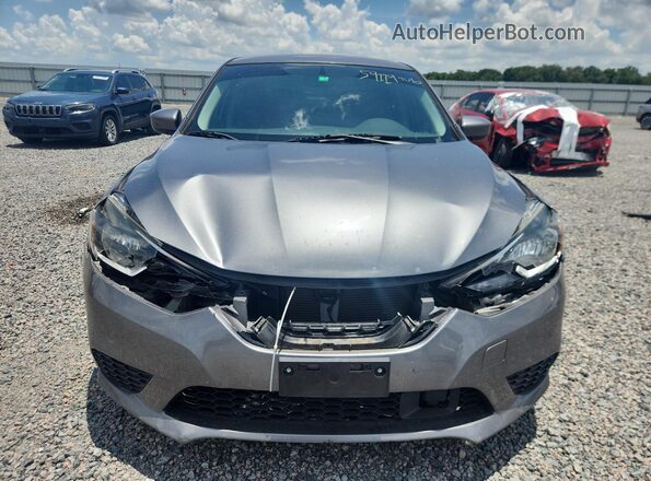 3N1AB7AP9KY286980 2019 NISSAN SENTRA Gray Դիմացի տեսք